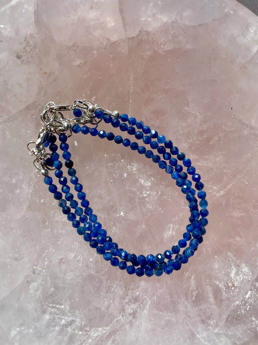 Sterling Silver And Kyanite Bracelet