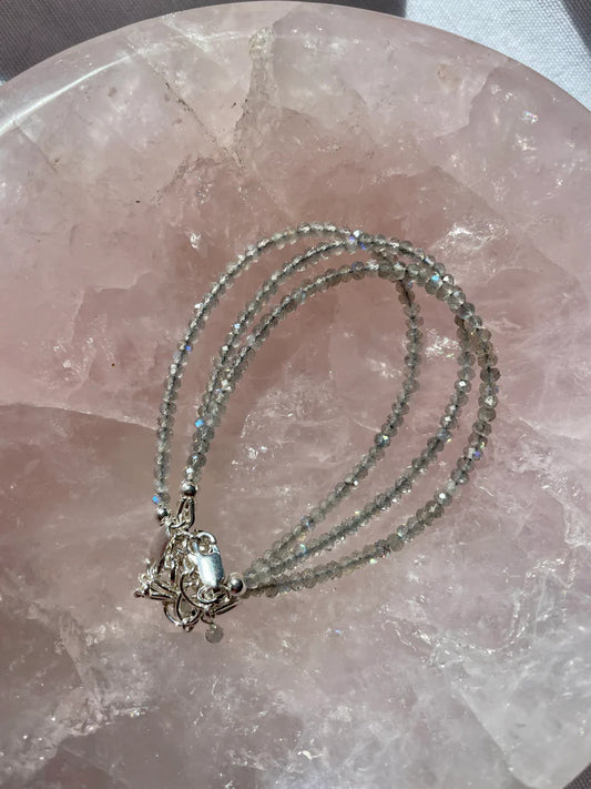 Sterling Silver Labradorite Bracelet