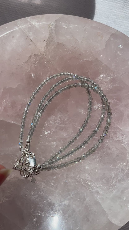 Sterling Silver Labradorite Bracelet