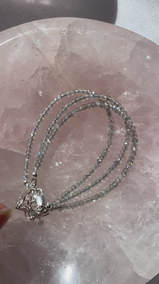 Sterling Silver Labradorite Bracelet